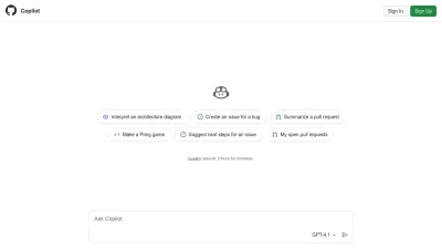 Screenshot preview of copilot.github.com
