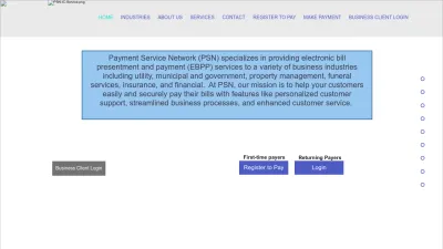 Screenshot preview of info.paymentservicenetwork.com