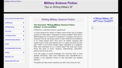 Screenshot preview of milsf.com