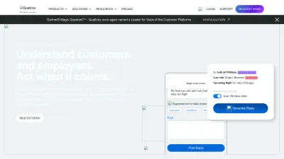 Screenshot preview of qualtrics.com