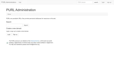 Screenshot of Purl.archive.org