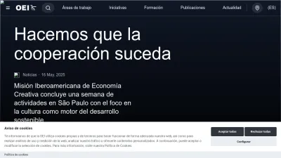 Screenshot of Oei.int