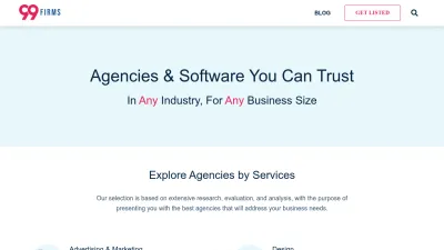 Screenshot preview of 99firms.com
