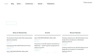 Screenshot preview of sigops.org