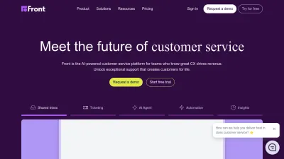 Screenshot of Front.com