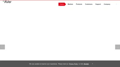 Screenshot preview of aver.com