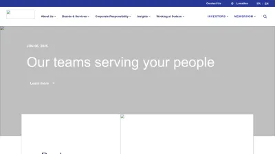 Screenshot preview of sodexo.com