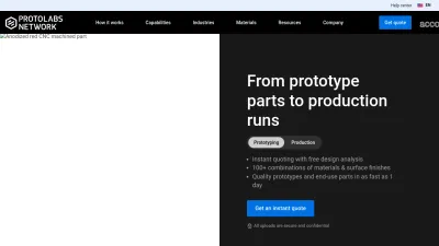 Screenshot preview of hubs.com