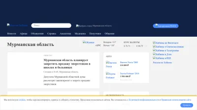 Screenshot preview of hibiny.ru