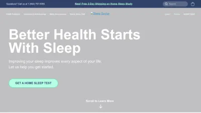 Screenshot of Sleepdoctor.com