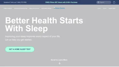 Screenshot preview of sleepdoctor.com