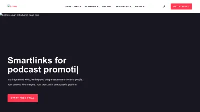 Screenshot preview of linkfire.com