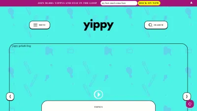 Screenshot of Life.yippy.com