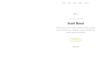 Screenshot preview of scottrossi.design