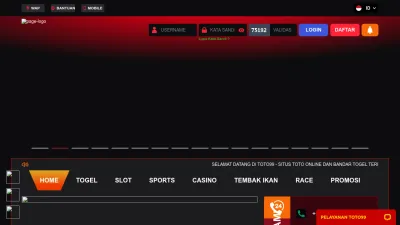 Screenshot preview of toto99up.com