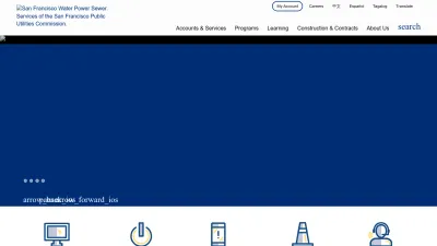 Screenshot preview of sfpuc.gov