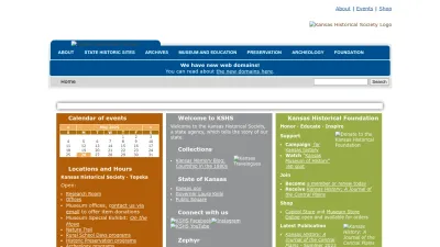 Screenshot of Kansashistory.gov