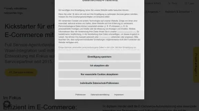 Screenshot of Snafu.de