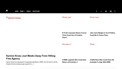 Screenshot preview of ringsideintel.com