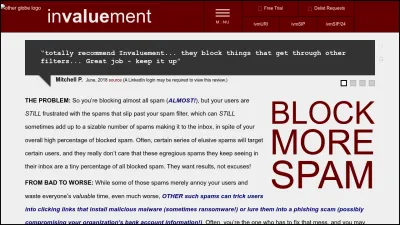 Screenshot preview of invaluement.com