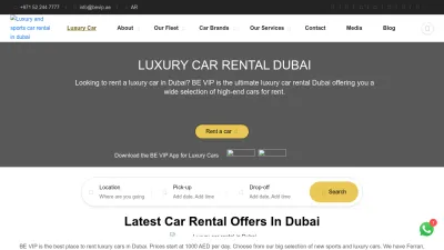 Screenshot preview of bevip.ae