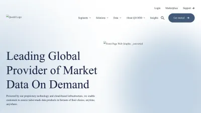 Screenshot of Quodd.com