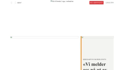 Screenshot preview of vl.no