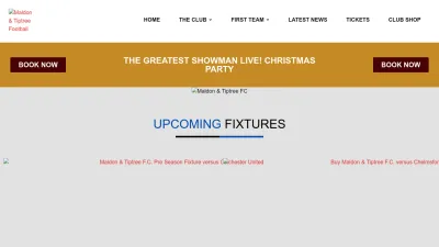 Screenshot preview of maldontiptreefc.com