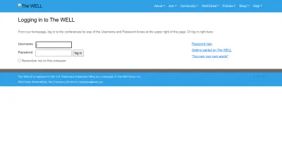 Screenshot of User.well.com