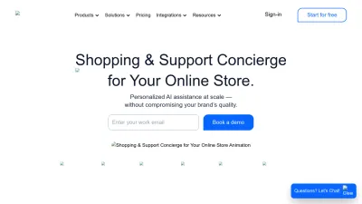 Screenshot preview of alhena.ai
