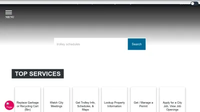 Screenshot of Miami.gov