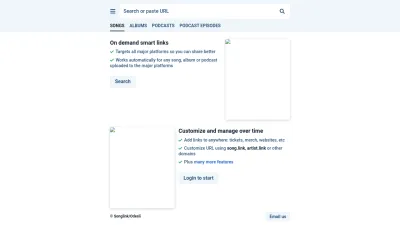 Screenshot of Odesli.co