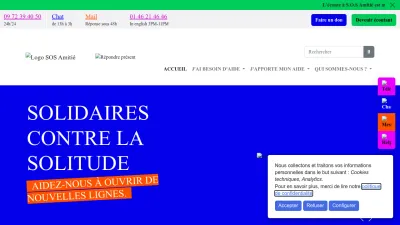 Screenshot preview of sosamitie.org