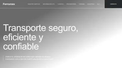 Screenshot preview of ferromex.mx