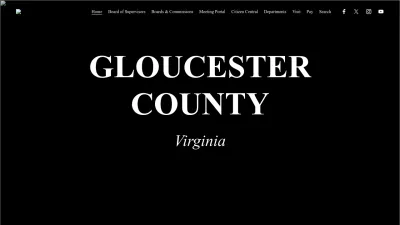 Screenshot preview of gloucesterva.gov