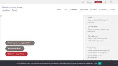 Screenshot preview of inll.lu
