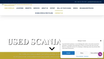 Screenshot of Usedtrucks.keltruck.com