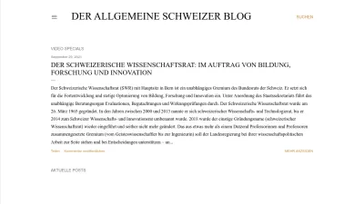 Screenshot preview of swissbloggerone.blogspot.com