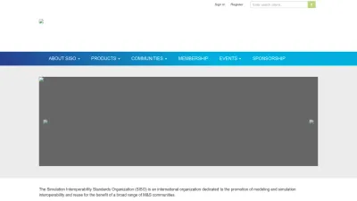 Screenshot preview of sisostandards.org