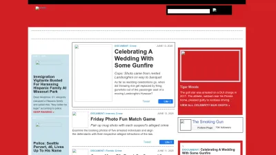 Screenshot preview of thesmokinggun.com