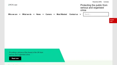 Screenshot preview of nationalcrimeagency.gov.uk