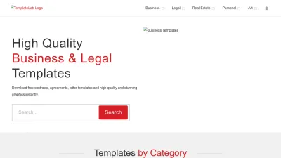 Screenshot preview of templatelab.com