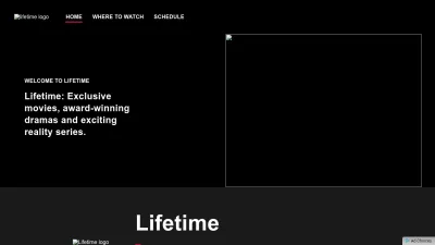 Screenshot of Mylifetimetv.ca