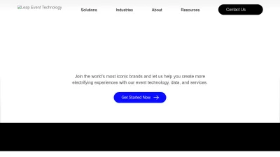 Screenshot preview of leapevent.tech