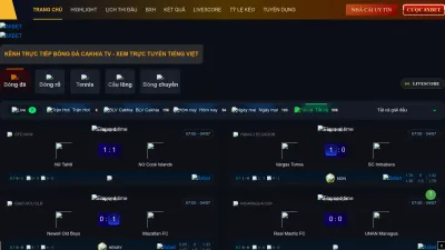 Screenshot preview of cakhiaaa.cc