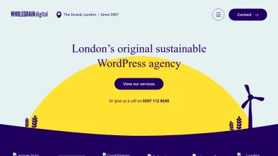 Screenshot preview of wholegraindigital.com