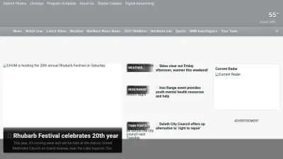 Screenshot preview of northernnewsnow.com