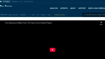 Screenshot preview of washingtoninstitute.org