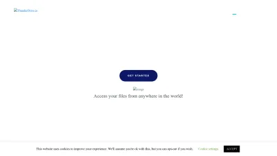 Screenshot preview of thunderdrive.io