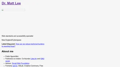 Screenshot preview of mat.tl